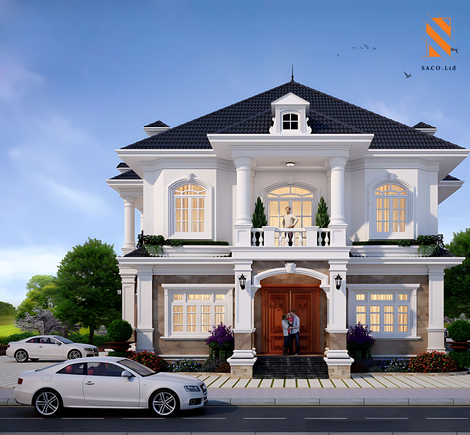 Top 10 Mẫu Biệt Thự Tân Cổ Điển Đẹp Nhất Việt Nam